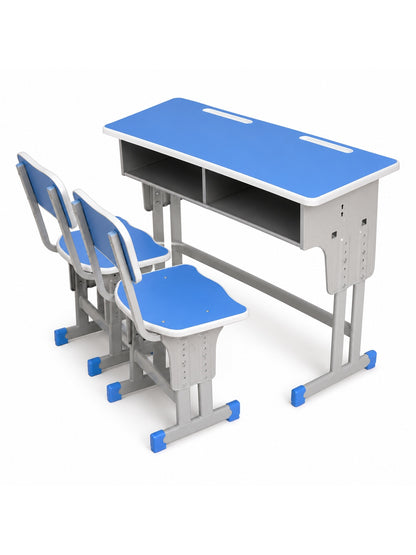 School Desk Set with Chairs