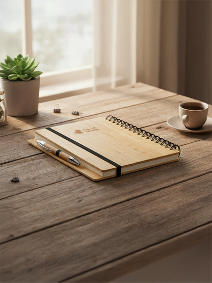 Bamboo Notebook with Pen