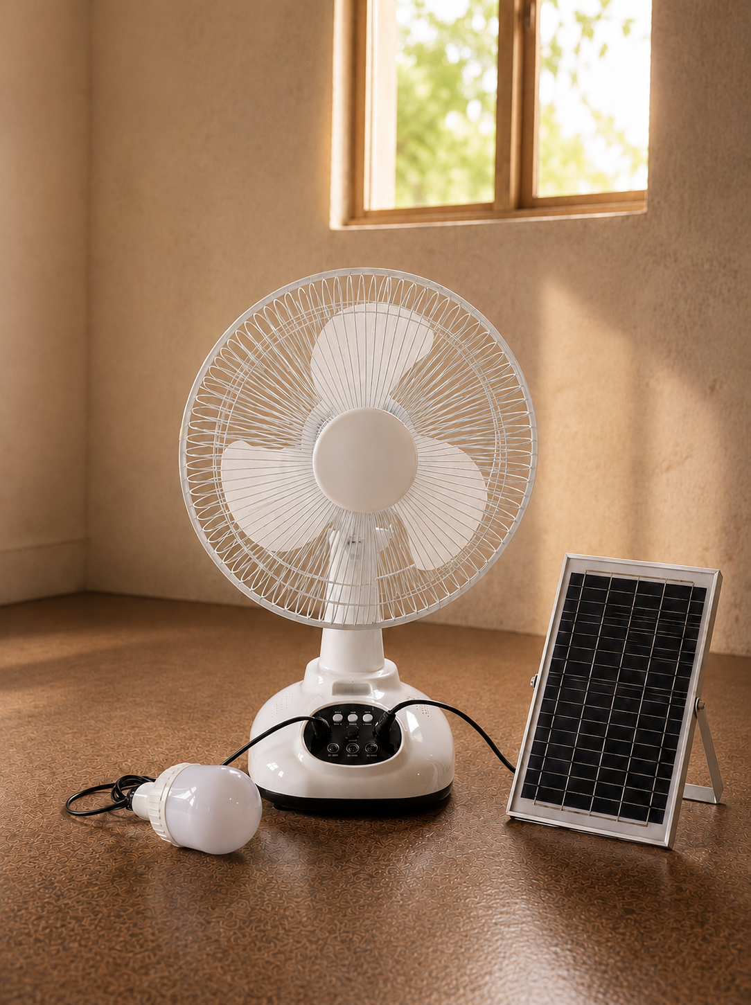 Solar-Powered Fan