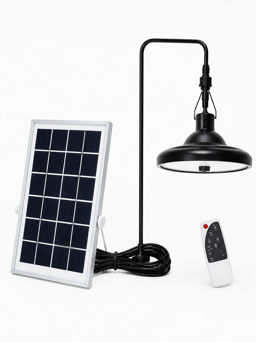 Solar-Powered Pendant Light