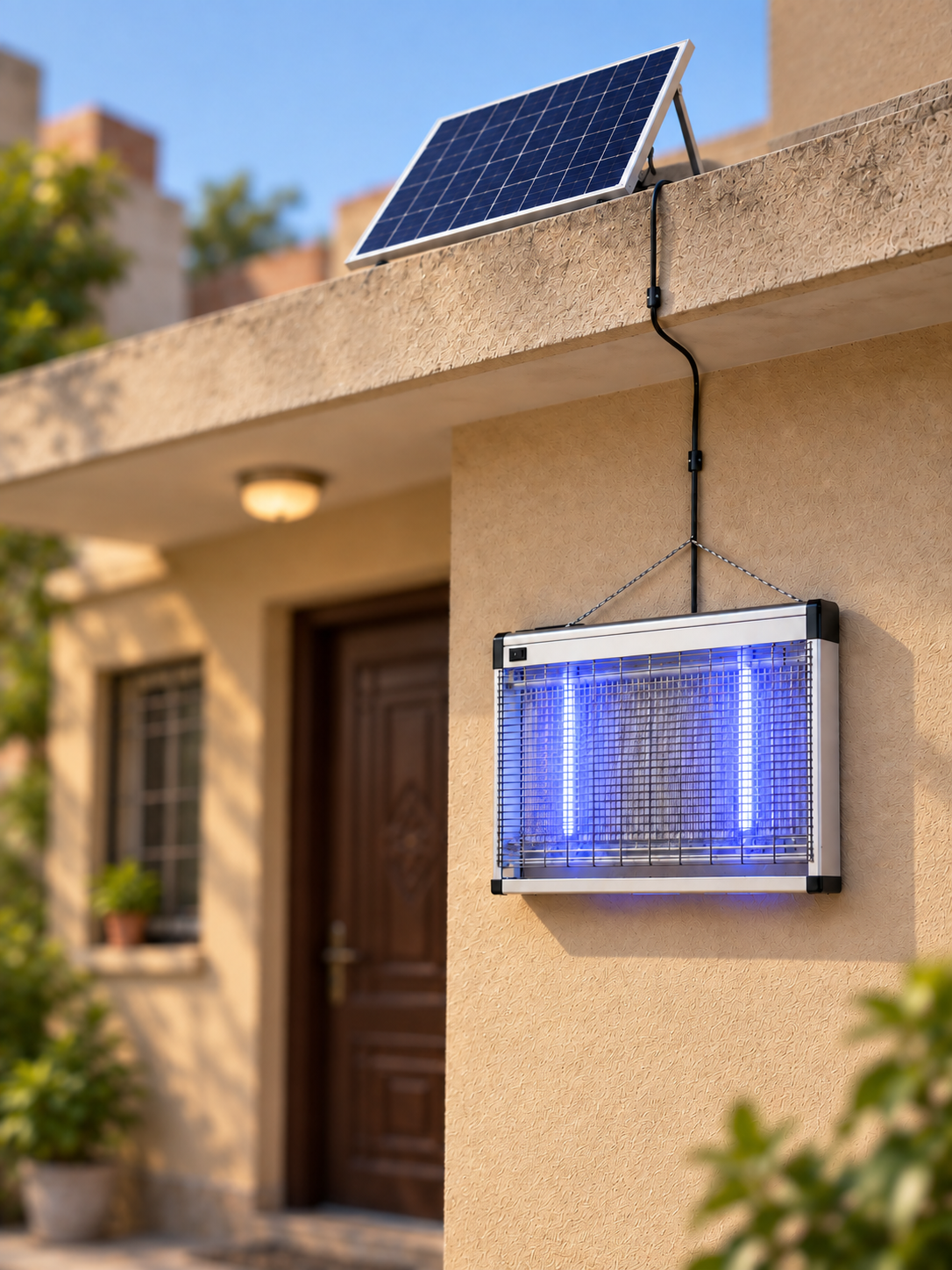 Solar-Powered Insect Zapper