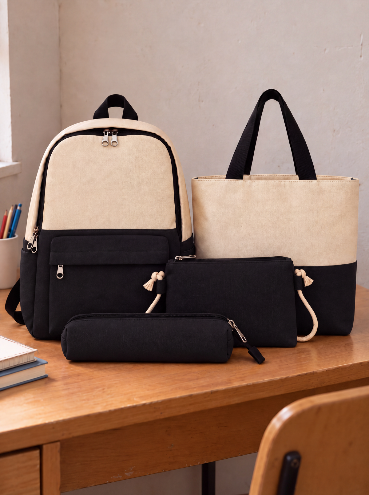 Fabric Bag Set with Accessories
