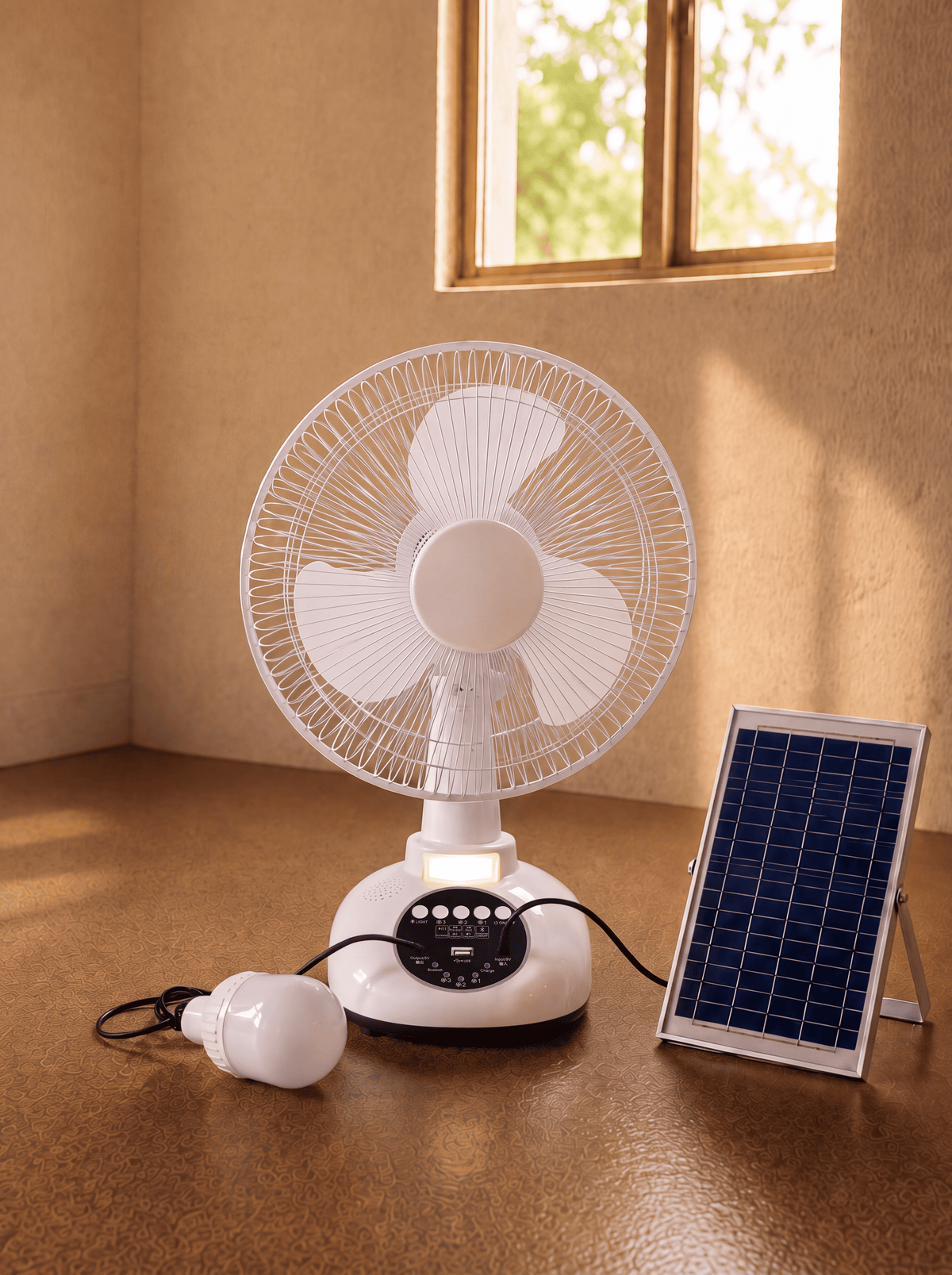 Solar-Powered Fan