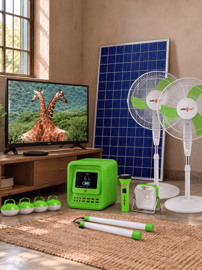 Solar-Powered Home Electricity System